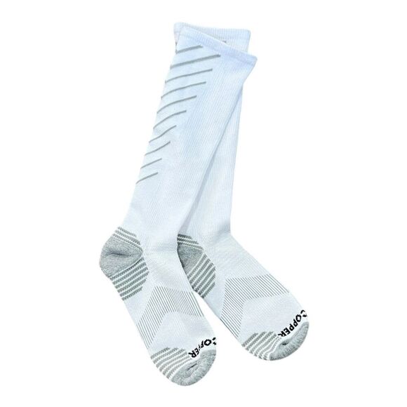 Tommie Copper White Compression Socks NWOT OS - Picture 1 of 3